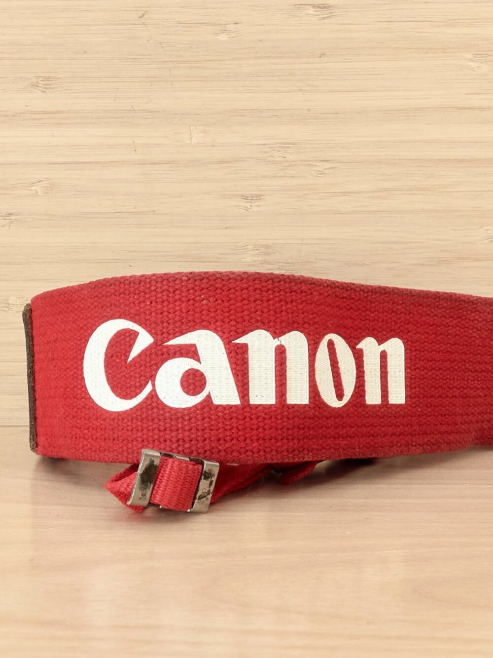 Vintage Canon Camera Strap Red Wide Shoulder Strap